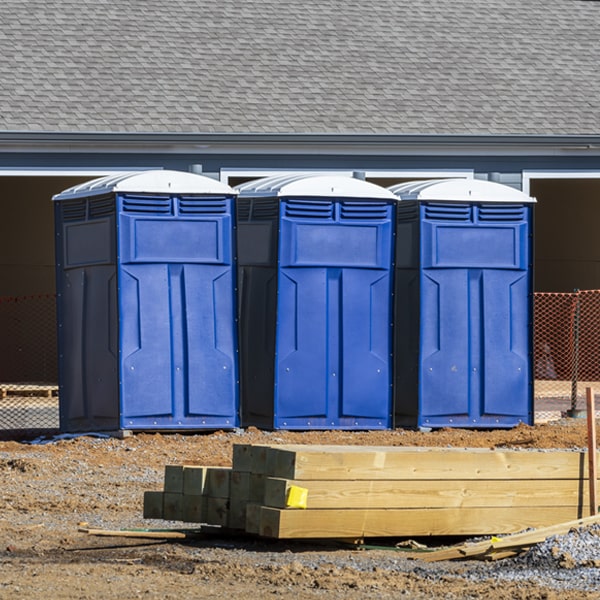 what is the expected delivery and pickup timeframe for the portable restrooms in Glen Wild New York